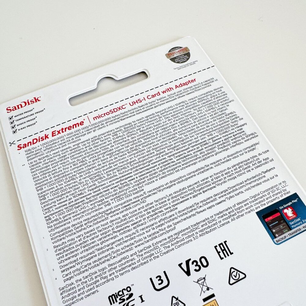 SANDISK EXTREME 400 GB MICROSD CARD WITH EXTREME CAPTURE, TRANSFER AND APP SPEED - Picture 10 of 10